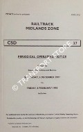 Book cover of Periodical Operating Notice containing General Instructions and Notices, 6 December 1997 to 6 February 1998 by Railtrack Midlands